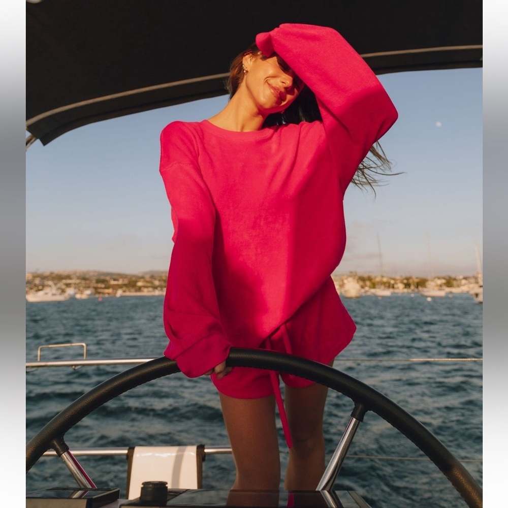 Daily Drills Terry Oversized Crew & Terry Shorts (Set)